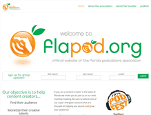 Tablet Screenshot of flapod.org